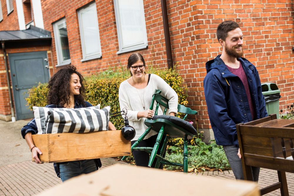 A variety of donated goods including clothing, kitchenware, and small appliances (placeholder image).